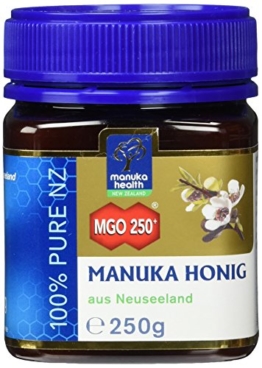 Manuka Health Aktiver - Honig MGO 250 plus - Original, 1er Pack (1 x 250 g) - 1
