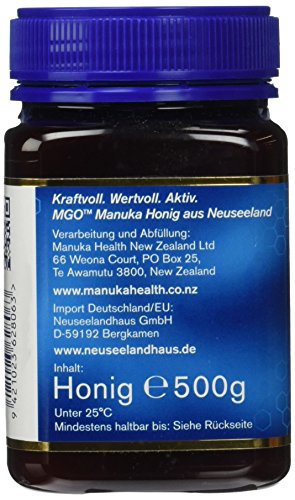 Manuka Health aktiver Manuka-Honig MGO 400+, 1er Pack (1 x 500 g) - 3