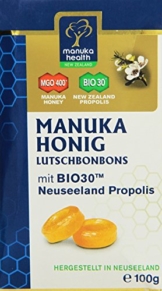 Manuka Health MGO 400 plus Propolis Lutschbonbons, 1er Pack (1 x 100g) - 1